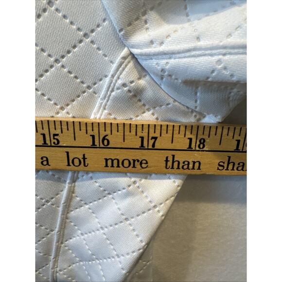 Peter‎ Millar White Quilted Full Zip Golf Jacket Womens Size Small Athletic Prep - Picture 5 of 7